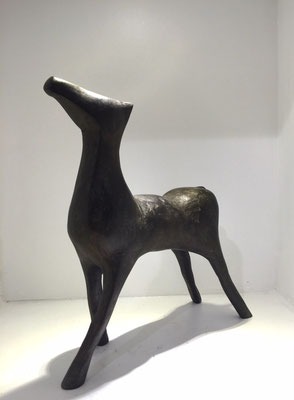 Anne Arnaud-sculpture en bronze patiné-2/8 Galerie Gabel-Art contemporain-Biot