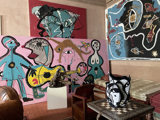 Erick Ifergan, peintures, sculptures, céramiques. Renseignements +33(0)610814790