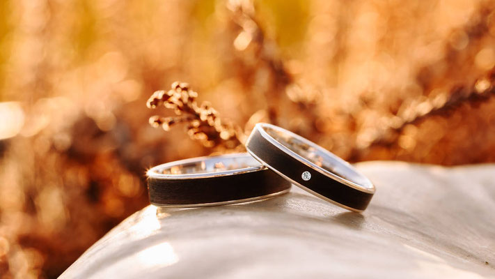 Eheringe | Platin & Palisande