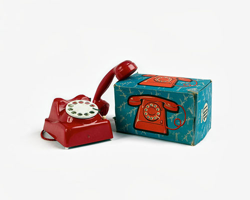 toys 5/05 - Telefono rosso con scatola 