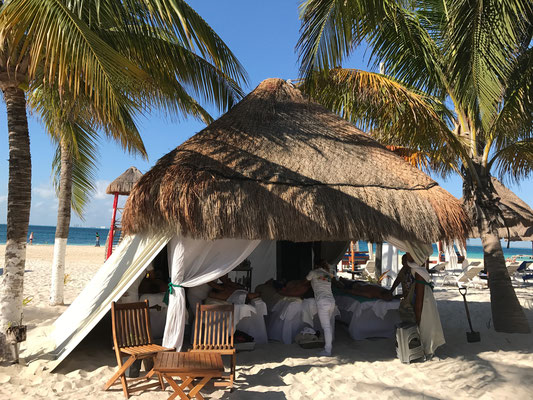 backpacking-mexiko-yucatan-isla-mujeres-playa-norte-massagesalon