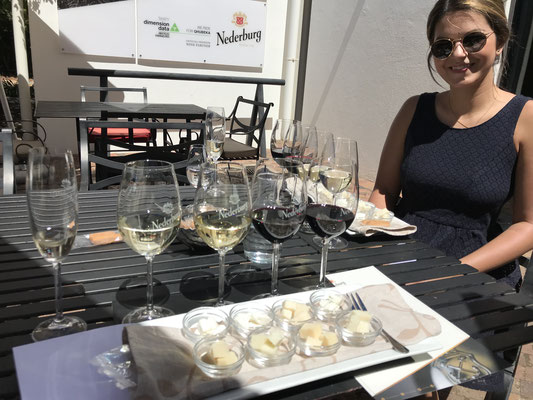 backpacking-suedafrika-paarl-wine-tasting-nederburg-wine-farm-auswahl
