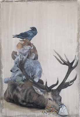 Lydia Balke "september", 2023, 180 x 125 cm,  Öl auf Leinwand
