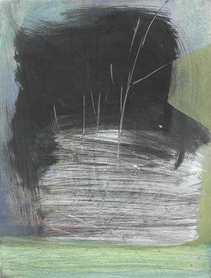 SOPHIE FENSCH  40 X 30 CM, EITEMPERA, PIGMENTE UND BUNTSTIFT AUF LEINWAND, 2016