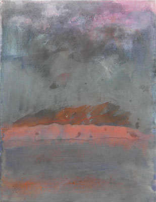 SOPHIE FENSCH  40 X 30 CM, EITEMPERA, PIGMENTE UND BUNTSTIFT AUF LEINWAND, 2016