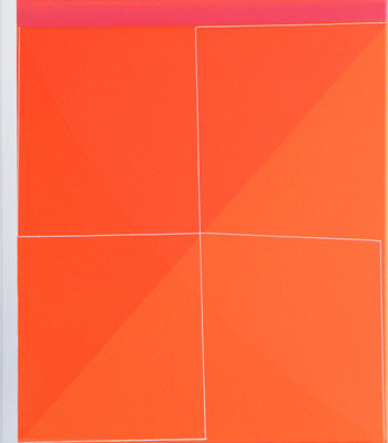  DANIEL HÖRNER   HAKEN III  2014    ÖL AUF CANVAS   52 x 45 CM 