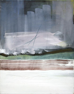 SOPHIE FENSCH  50 X 40 CM, EITEMPERA, PIGMENTE UND BUNTSTIFT AUF LEINWAND, 2016