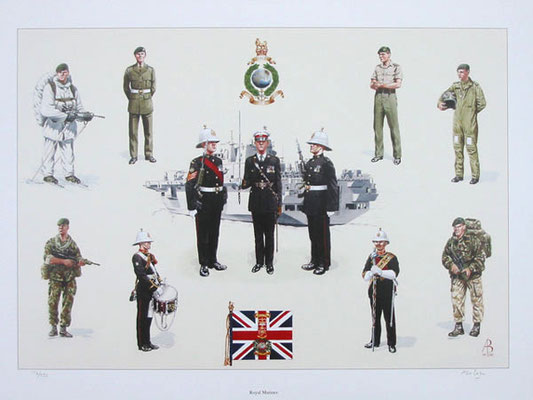 Royal Marines.  Private commission.