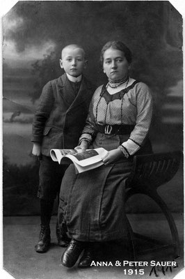 Peter Sauer mit Mutter Anna