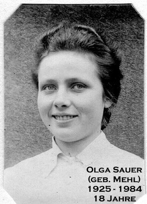 Olga "Olly" Sauer geb. Mehl