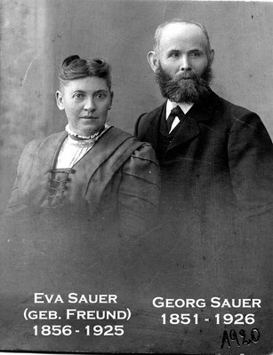 Meine UrUrgroßeltern Eva und Georg