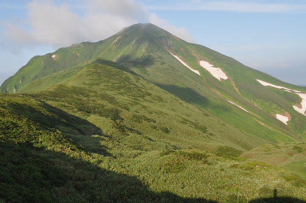 翌朝の大日岳　