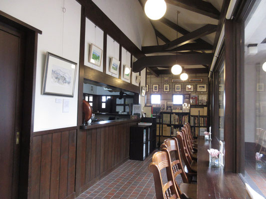 館内展示の様子1　喫茶室