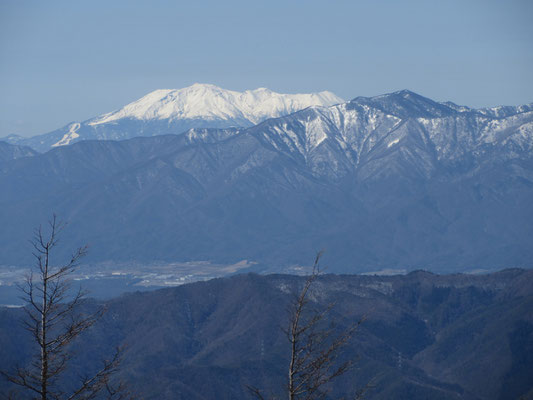 御嶽山のアップ