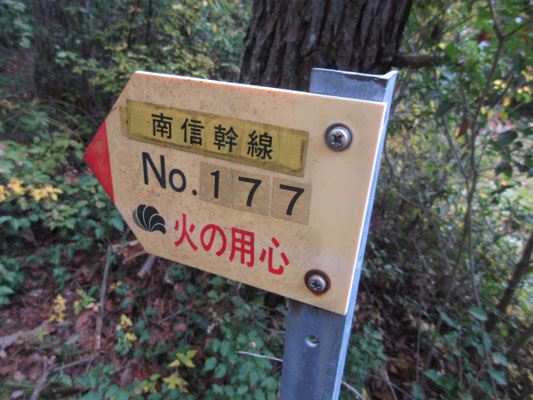 この鉄塔のすぐ上が山頂三角点