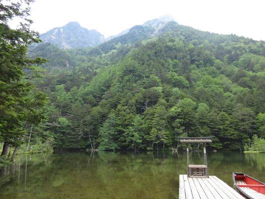 奥宮の先端