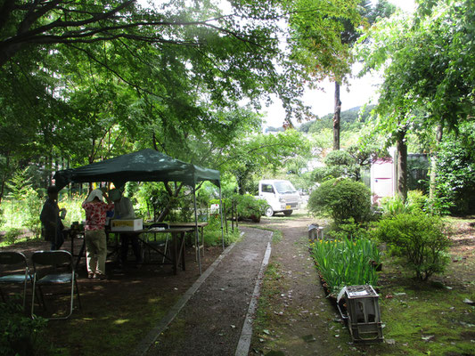 雨も上がり会場準備も整いました