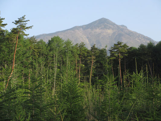 編笠山もよく見える