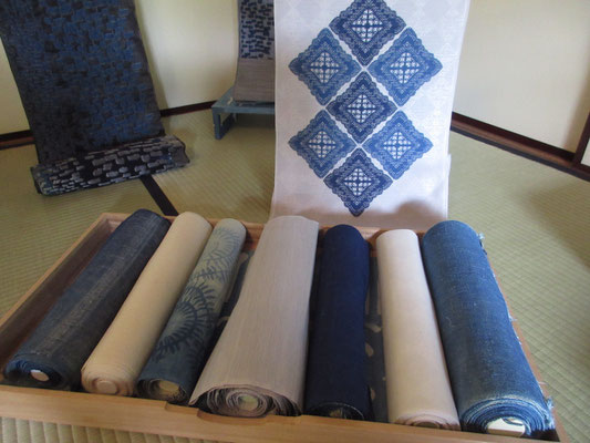 青の色が好きな私は特別に惹かれる展示
