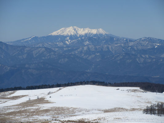 その御嶽山のアップ　とてもきれいだ