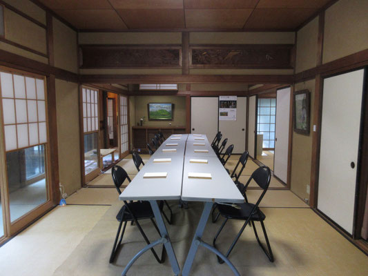 日曜のワークショップ会場