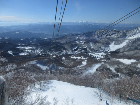 ロープウェイにて下山　何と手軽に絶品の自然を楽しめるのか…