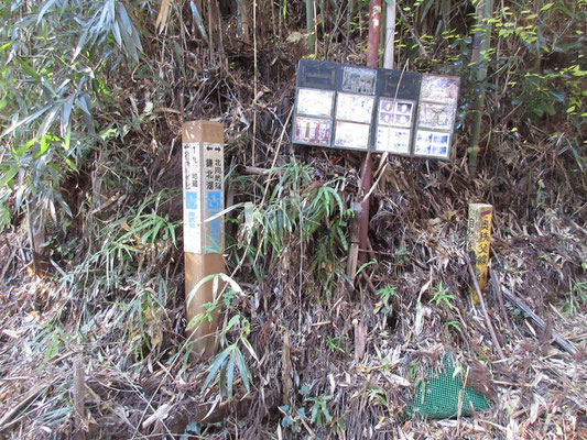 さて、かなり湖の周回道路を登っていき出くわした登山口　