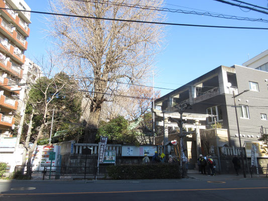 こんどは富士塚のある小野寺崎神社へ