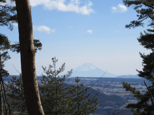 此処からの方が富士山がよく見えた