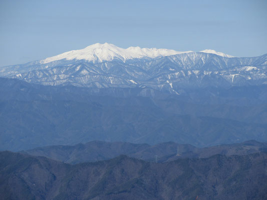 こちらは乗鞍岳のアップ