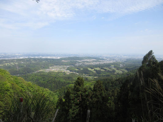 最後の都会方面の見晴らし
