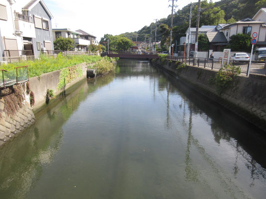 すぐに川に出くわす
