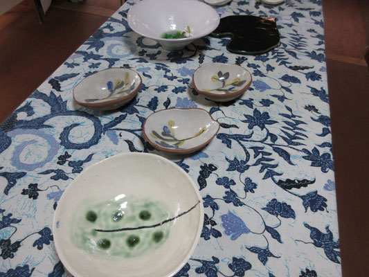 陶芸三人展の会場4