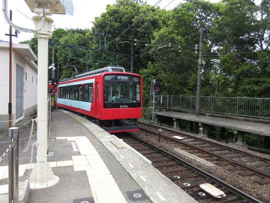 この日の一番はやはり箱根登山電車に乗れたことだったかな（笑）