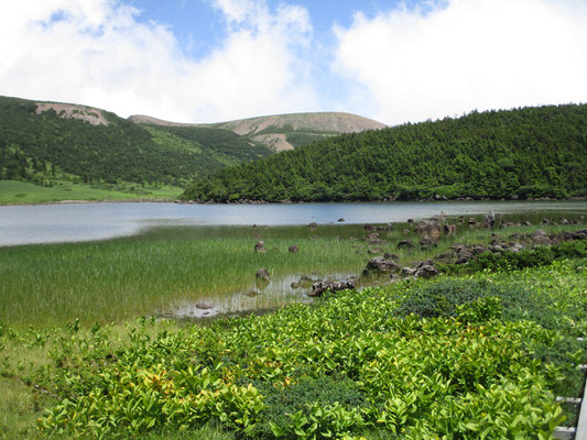 東吾妻山から下山し、鎌沼まで足を伸ばしました