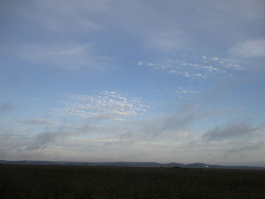 だんだんと明るくなってきた空