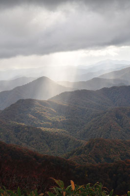 朝、山頂にて2