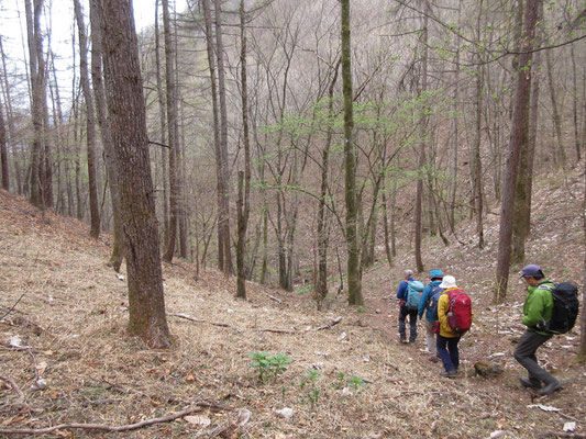 ゆっくり休んで、下山開始