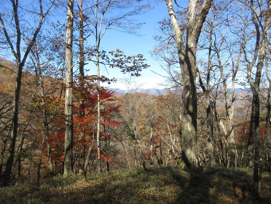 彩りの秋の山10　奥秩父方面の眺め