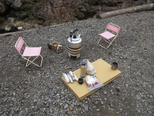 鍋も食べ尽くし、焼き芋も食べ、お茶もしてほぼ本日のご馳走は終了