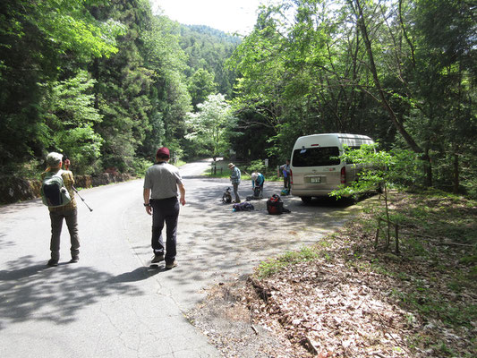 山旅号がドンピシャと初めての場所でも登山口に到着