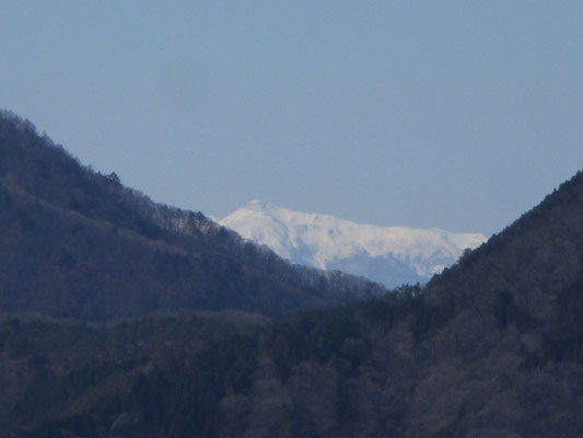 悪沢岳と間違えた、塩見岳