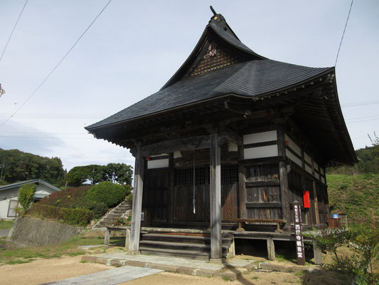 小川村の風景7　大洞高原にある信濃三十二番札所「西照寺」　こじんまりとしていてとてもいい雰囲気