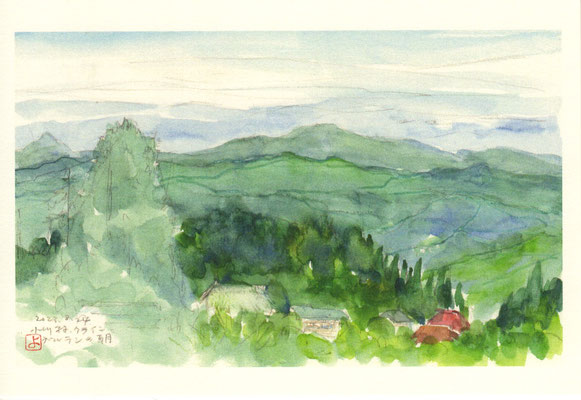 クラインガルテンの朝（長野県・小川村）