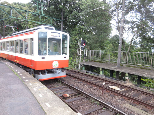 やって来た下り列車