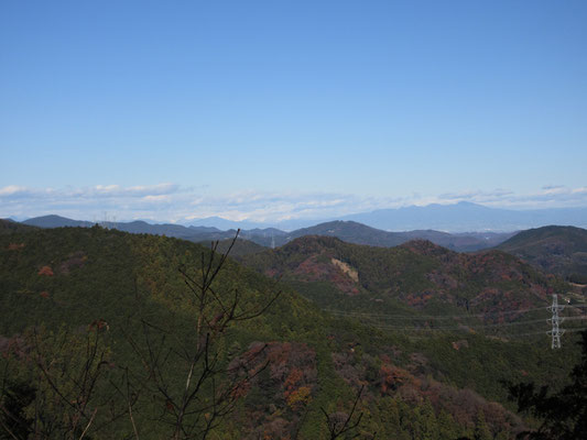 そしてグッと開けて見える赤城山方面