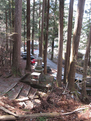 相棒のフォレスターの待つ登山口に無事到着　感謝