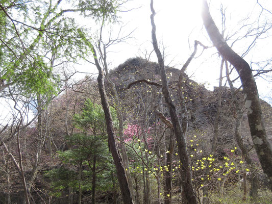 岩峰の東峰が立派だ