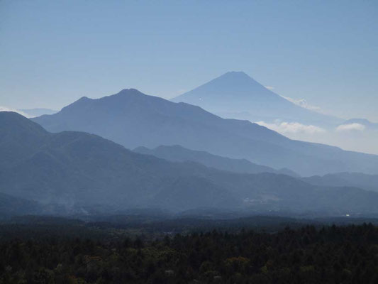 美し森から富士山のほう