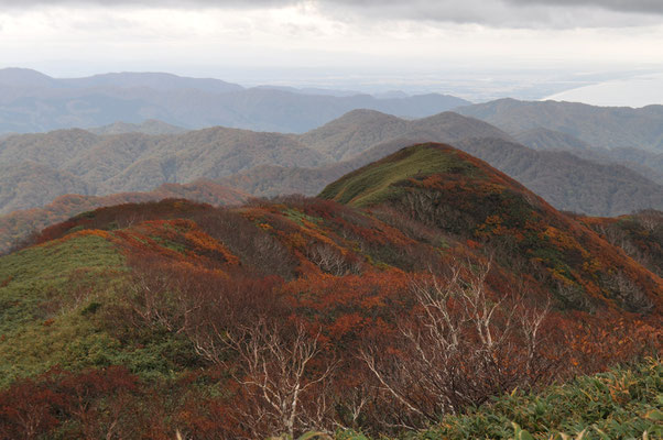 山頂から南方面の眺め